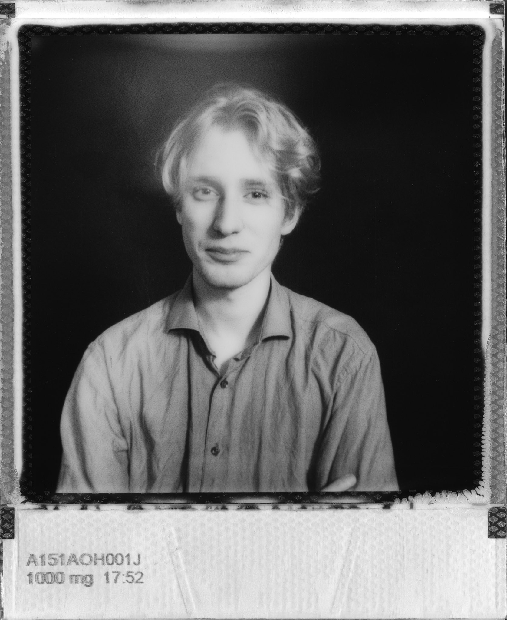 Polaroid portrait of Bas