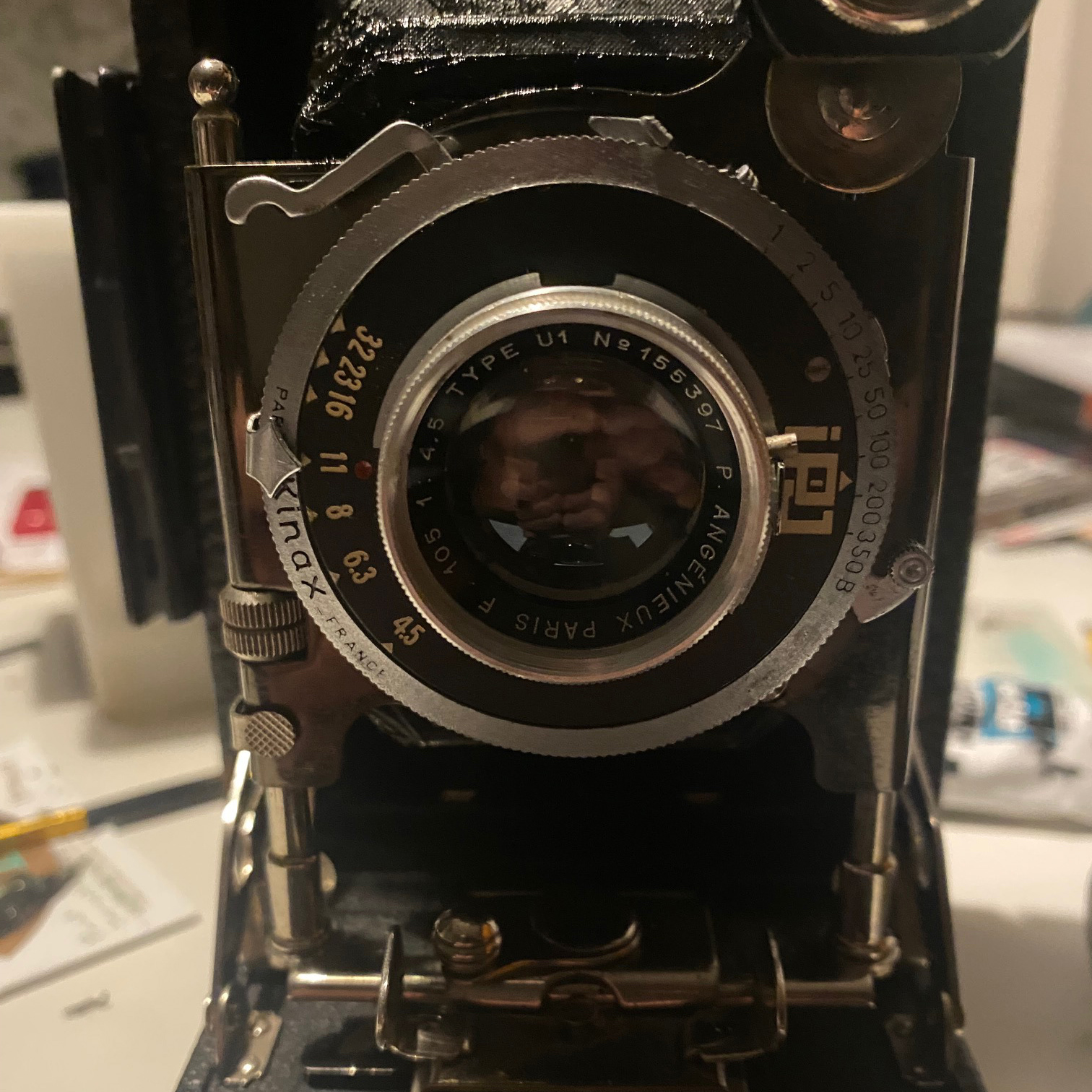 105 mm lens from an old Kinax camera