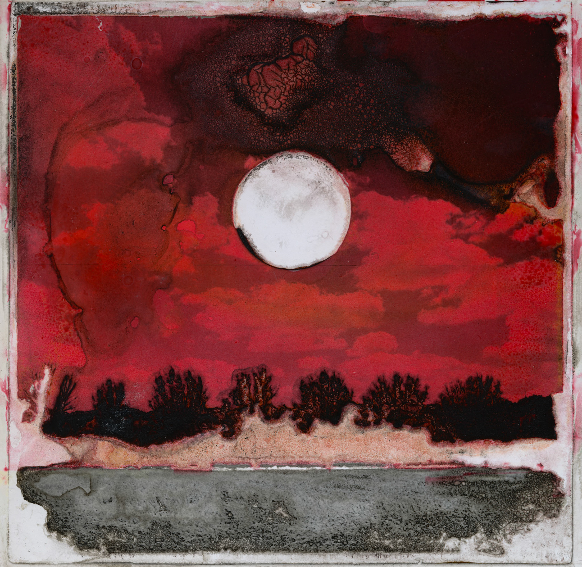 Crimson sky