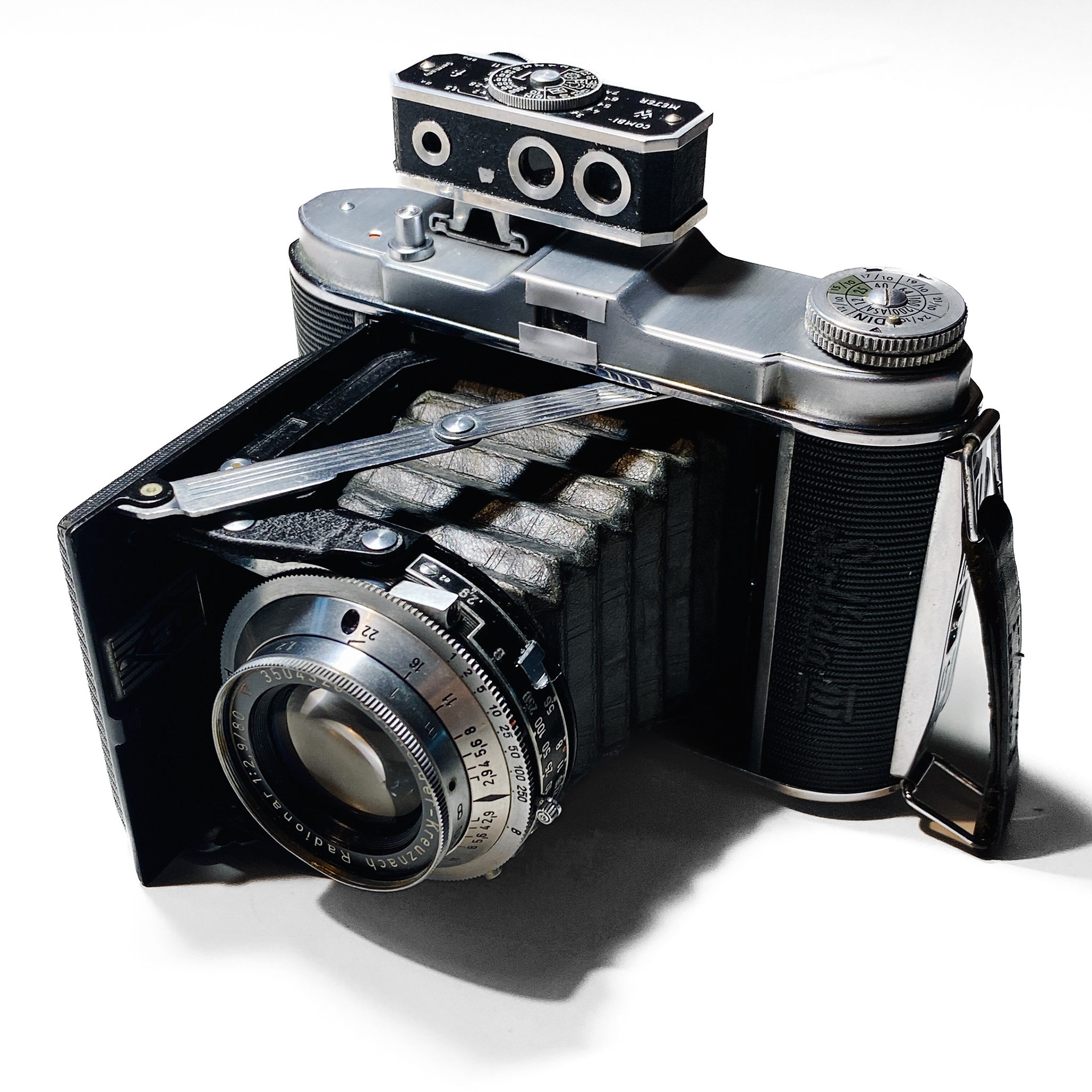 Franka Solida III medium format folding camera from the 1950s