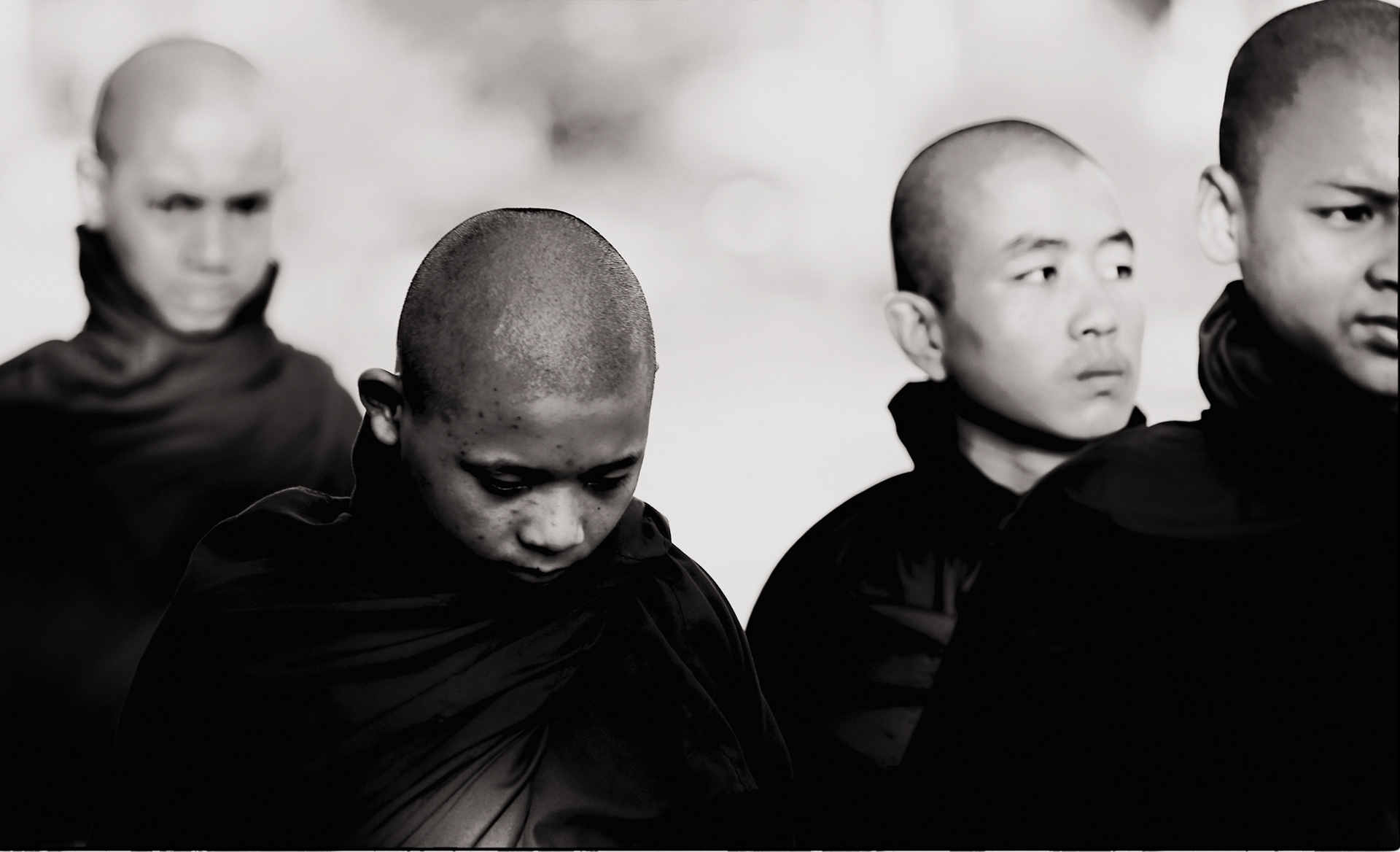 Monks Myanmar 5 by Sven Pfrommer