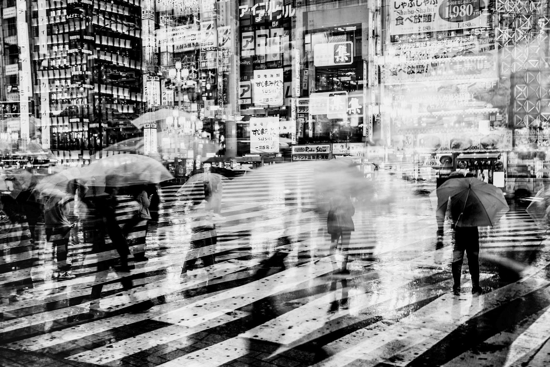 ▷ Rainy days in Tokyo V by Sven Pfrommer, 2021