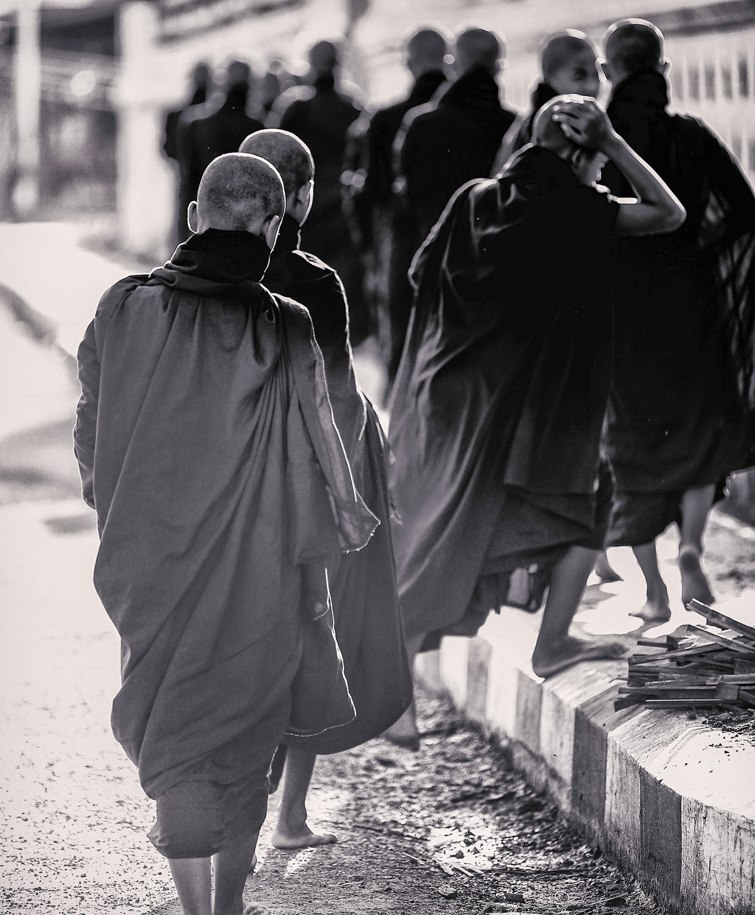 Monks Myanmar 4 by Sven Pfrommer