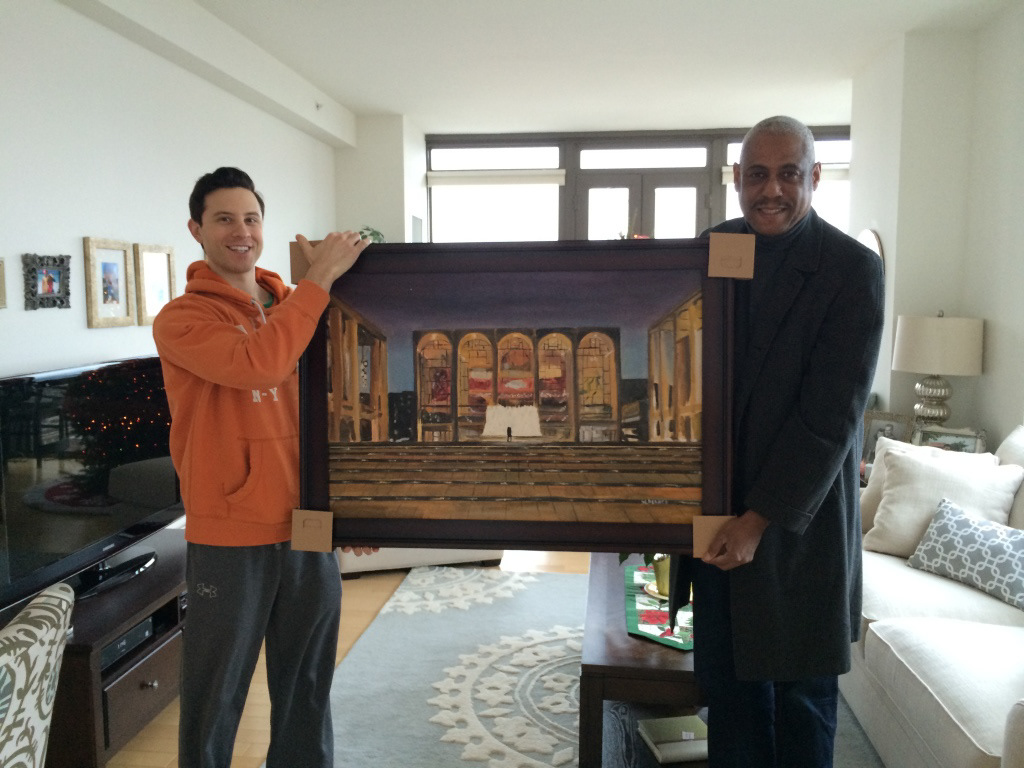 commissioned work large painting