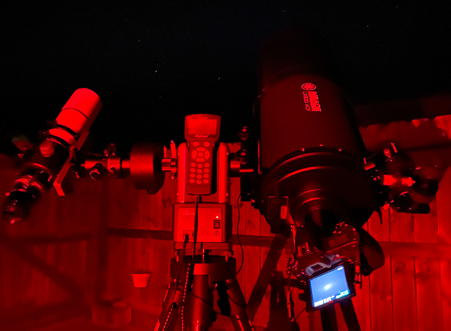 IOPTRON AZ MOUNT PRO/AT72EDII Refractor/Nikon D750/MEADE LX200 ACF