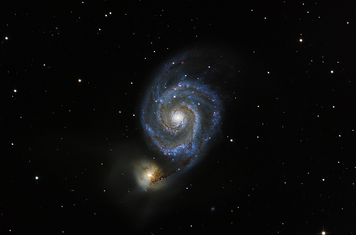 M51 WHIRLPOOL GALAXY