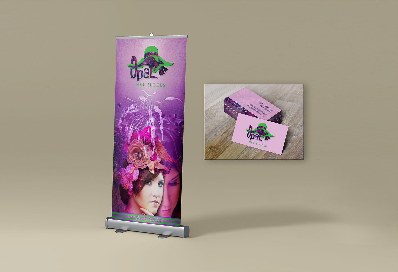 Visual Branding - Trade Show Standing Banner