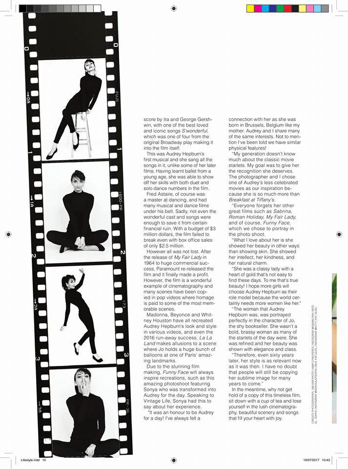 Vintage Life Magazine -Audrey Hepburn
