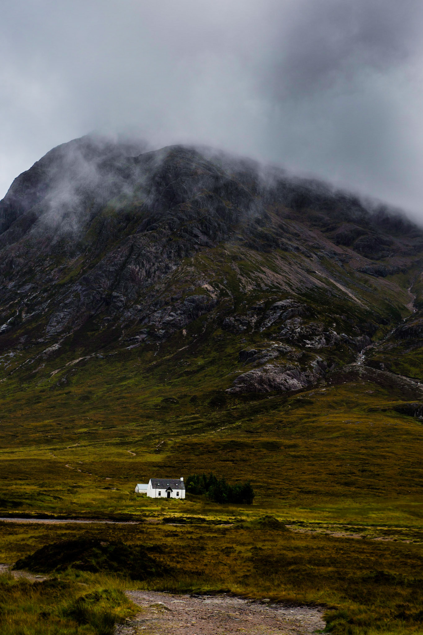 The movie location for James Bond Skyfall in Highlands of Glencoe, Scotland.