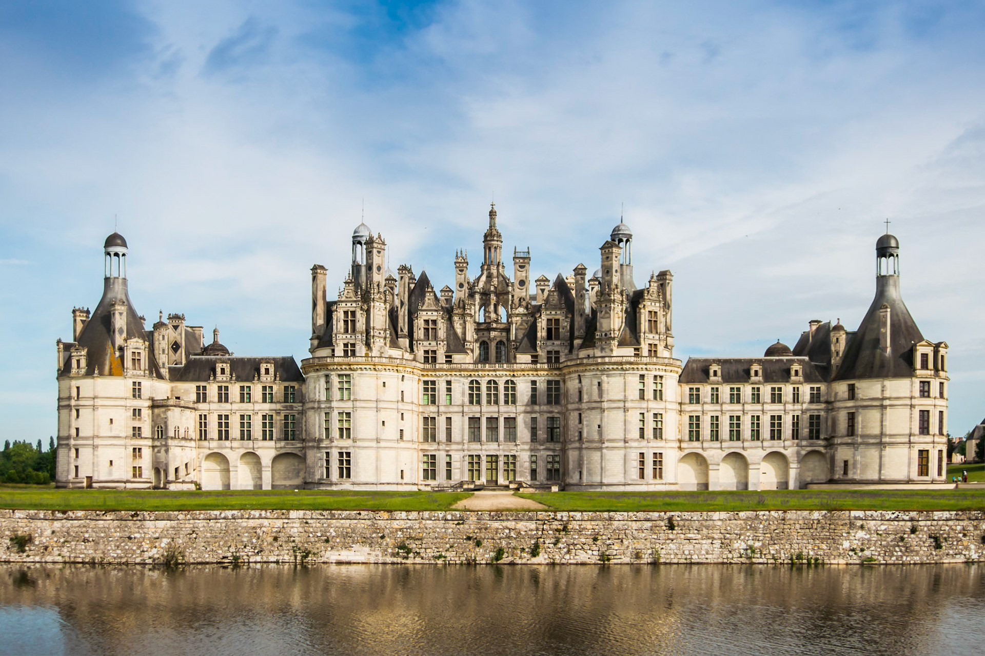 The majestic Chateau Chambord in France.