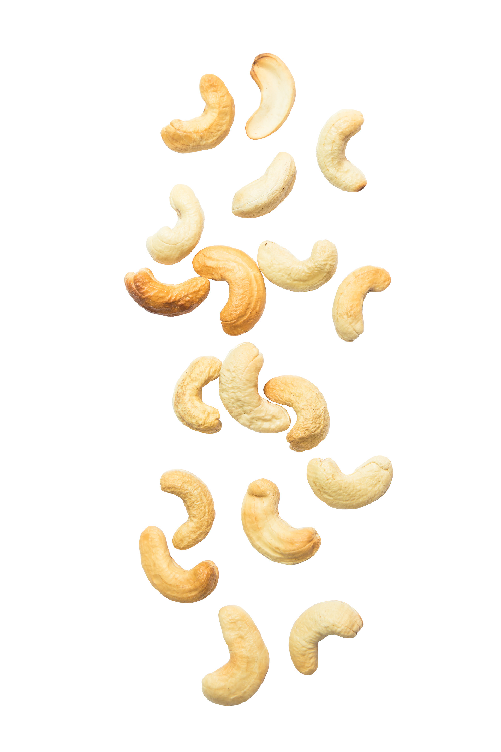 This image was the one I most significantly manipulated. I cut out each individual cashew, duplicated and rearranged them to give the effect of a pile of cashews.