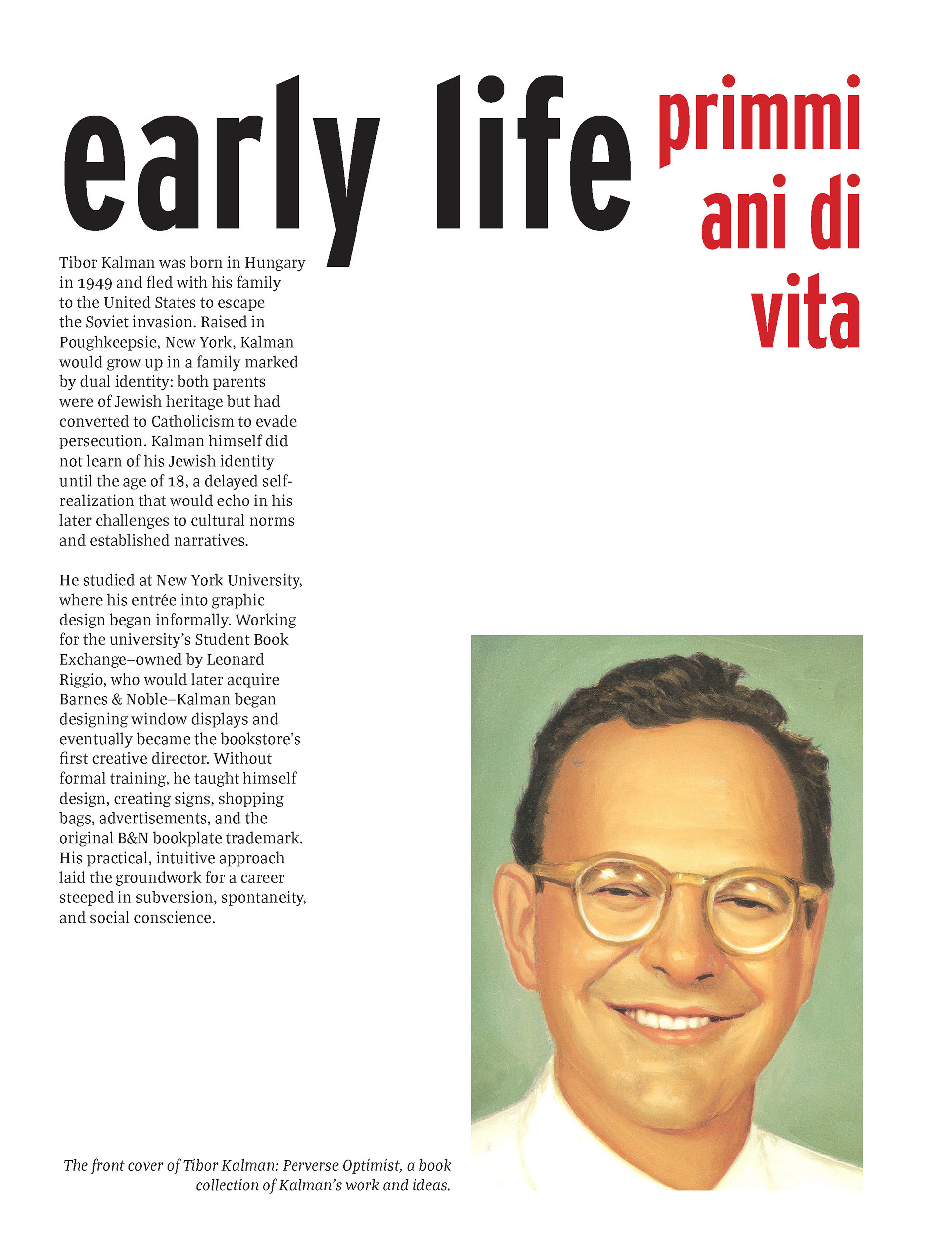 I included the title in Italian as well as English, but in this first version the Italian felt unbalanced.