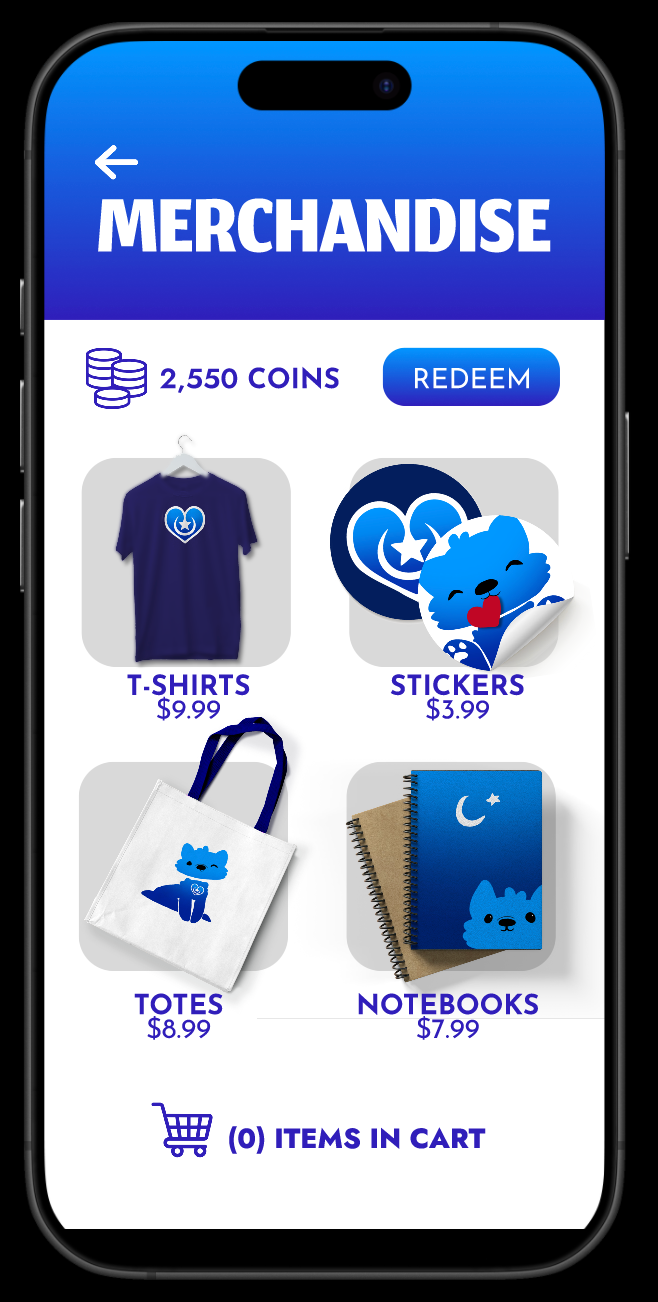 Merchandise Page