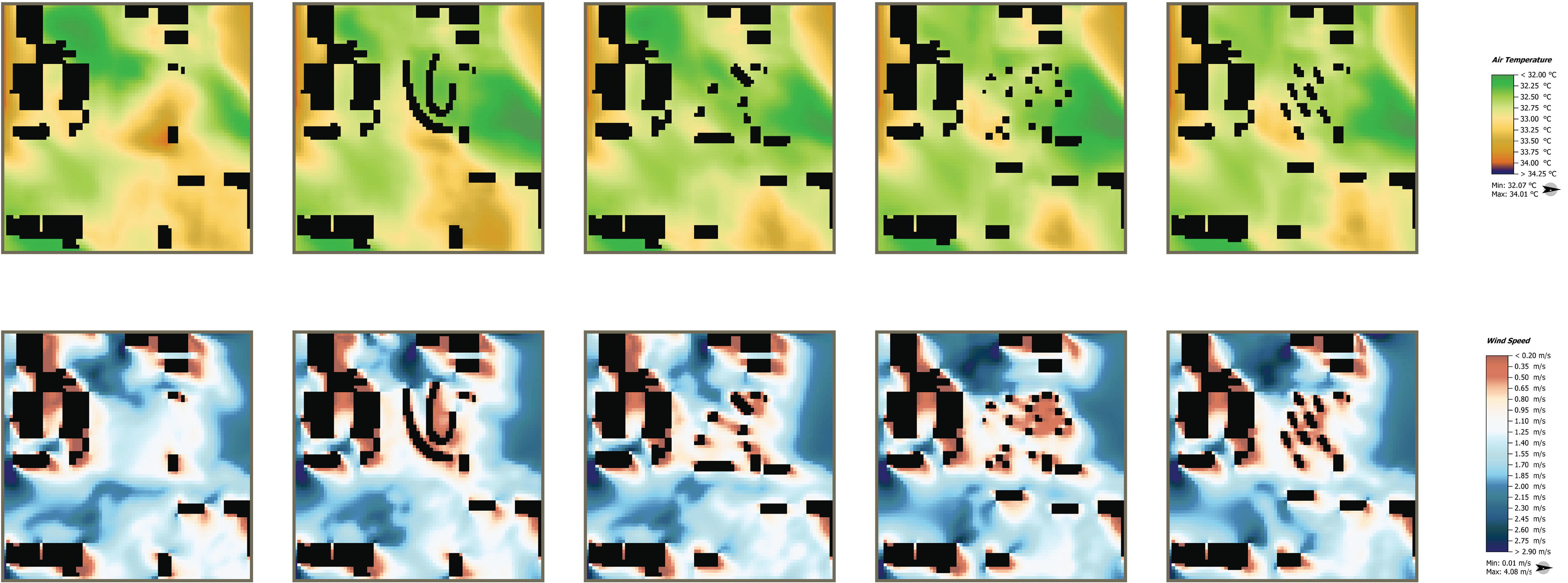 ENVI-met Simulation Results