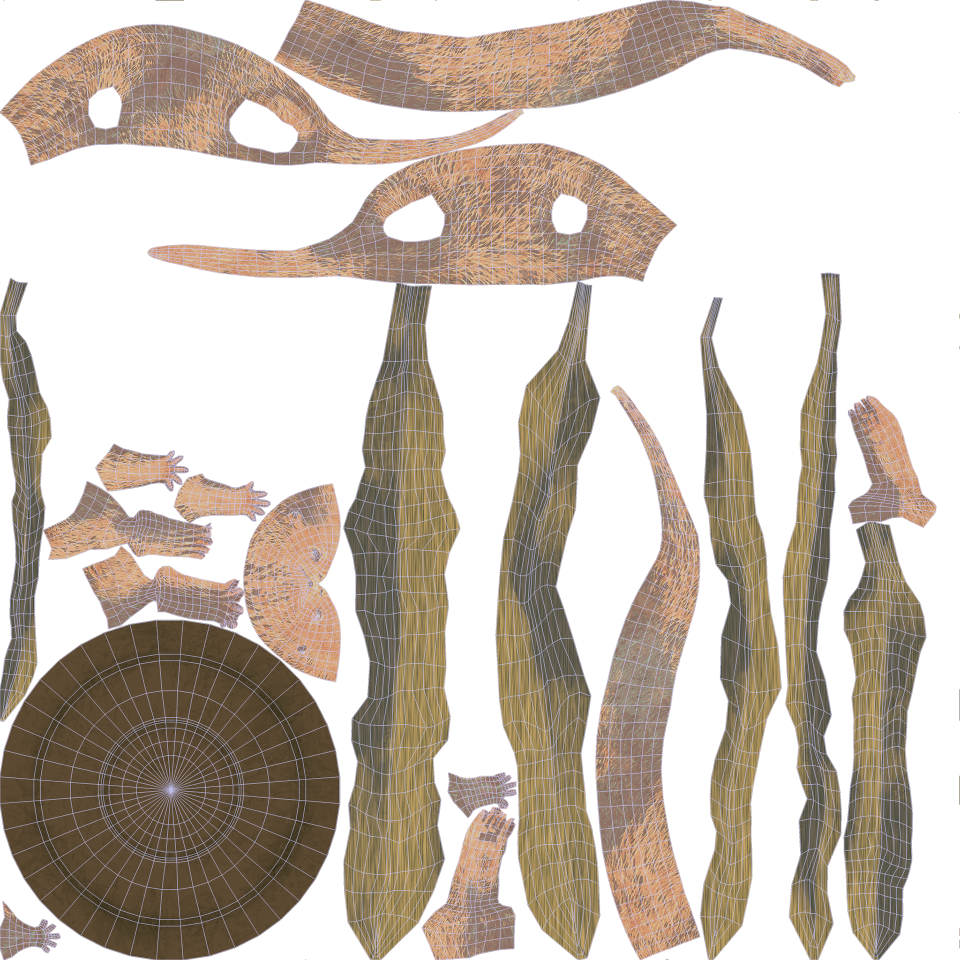 Otter Statue Basecolor Map