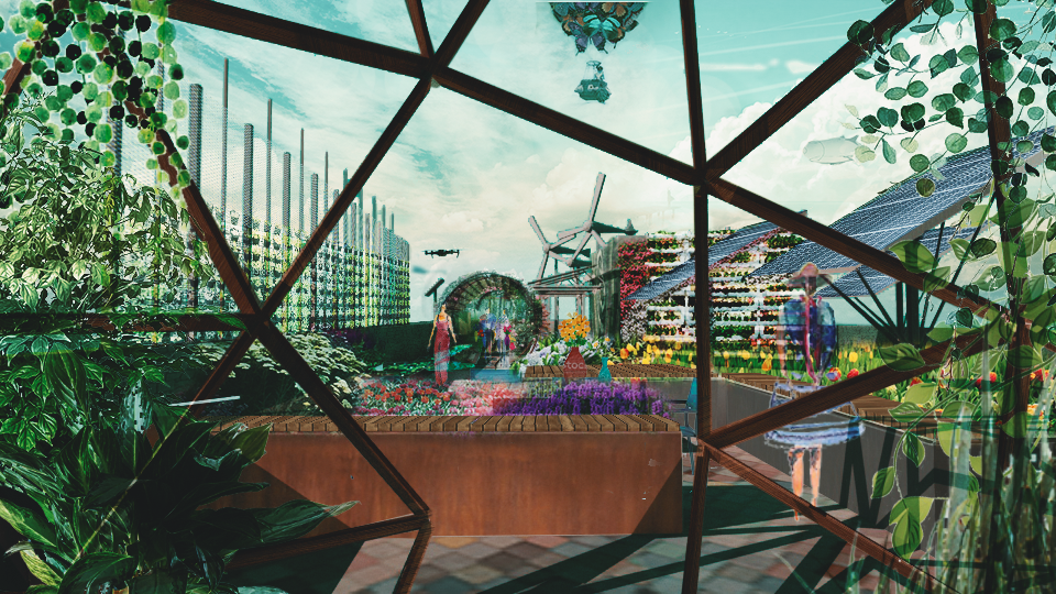 Environment Concept 2: Combining Community Garden and Green Energy
