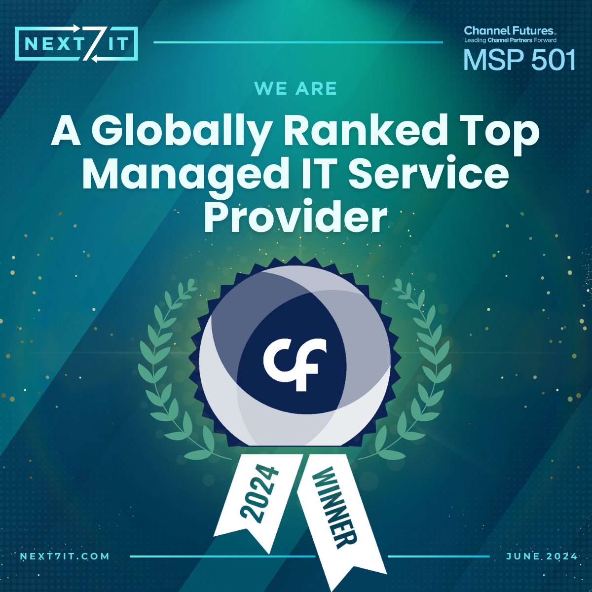 A LinkedIn Graphic to Announce a Win