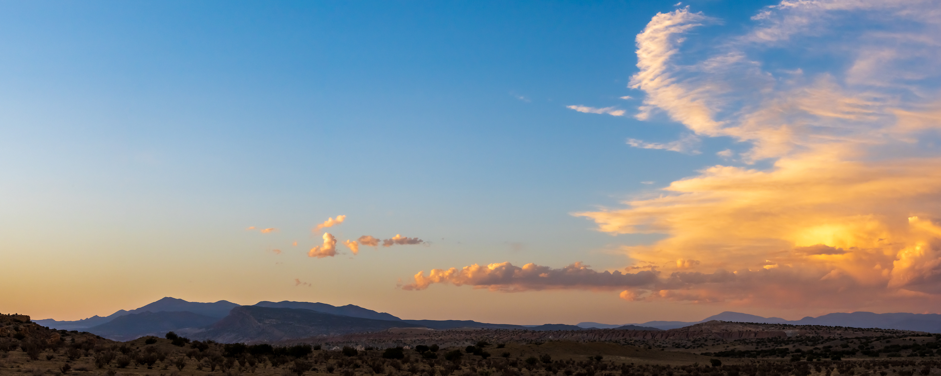 #7 Pano Sunset Over Jemez