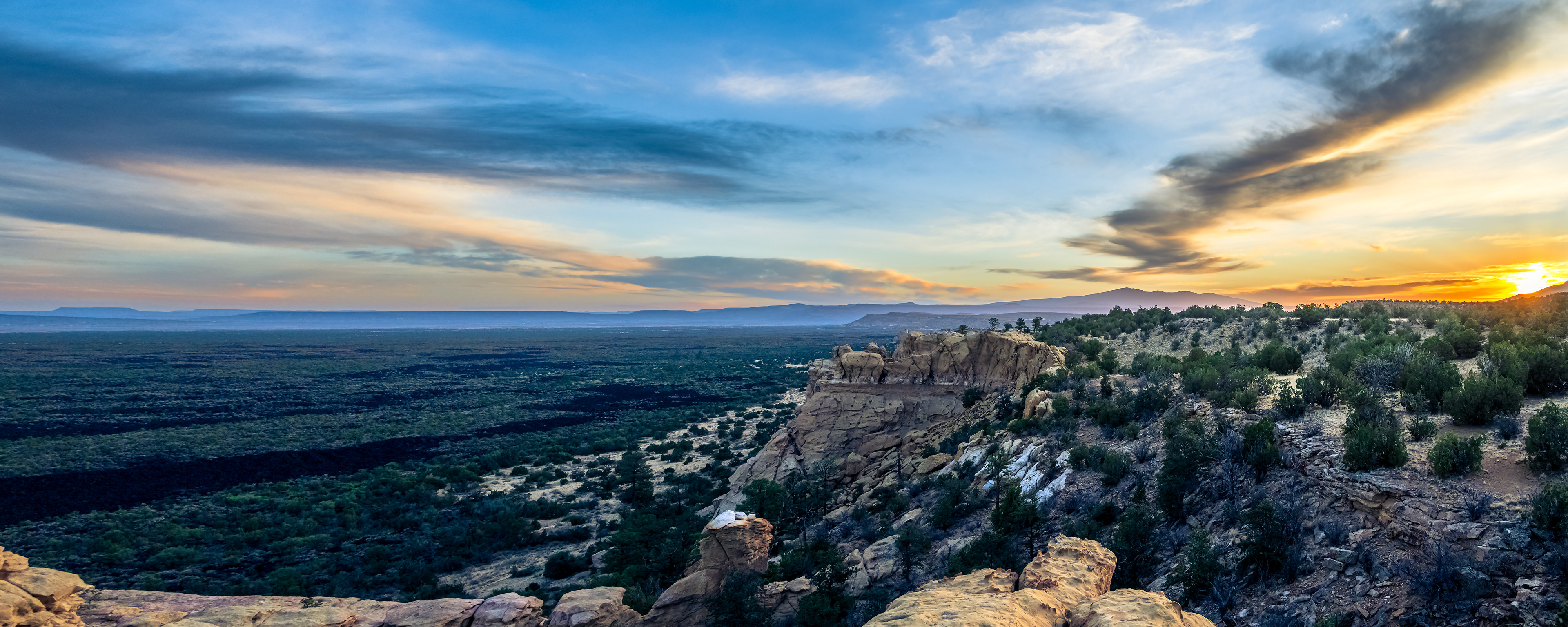 #4 Sunrise El Malpias Wide Pano