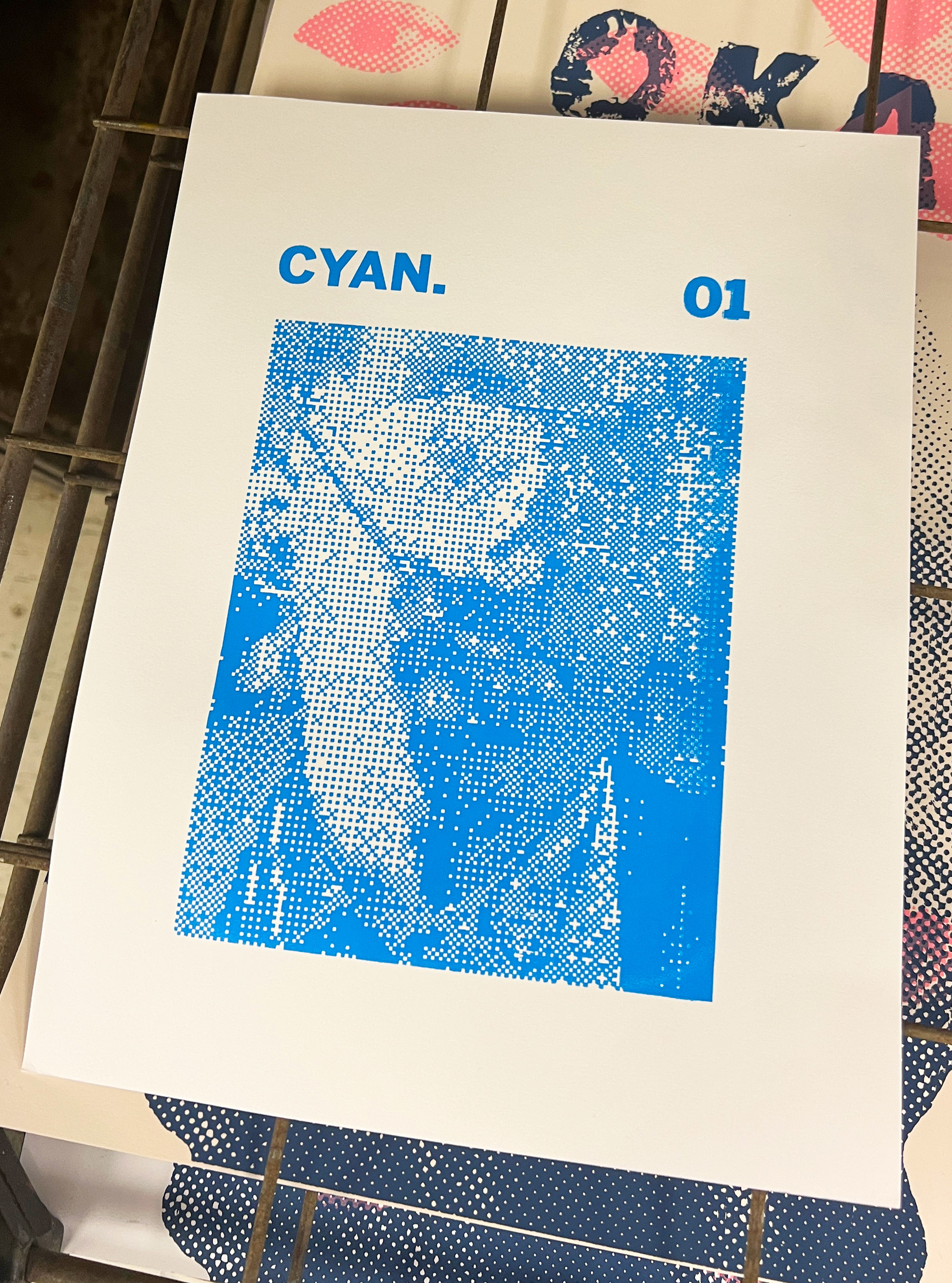 cyan layer
