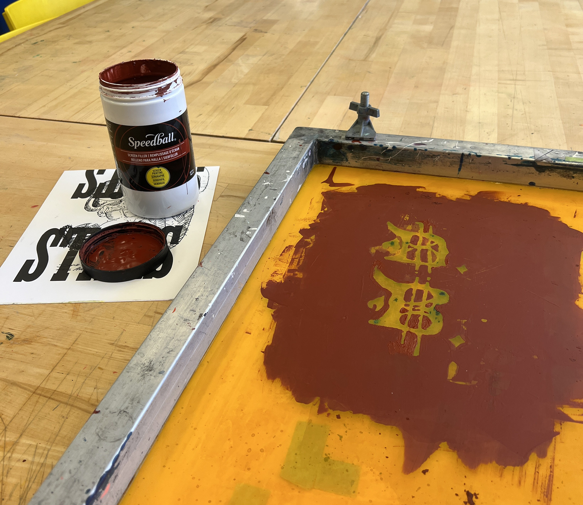 screen filler detailing after removing drawing fluid