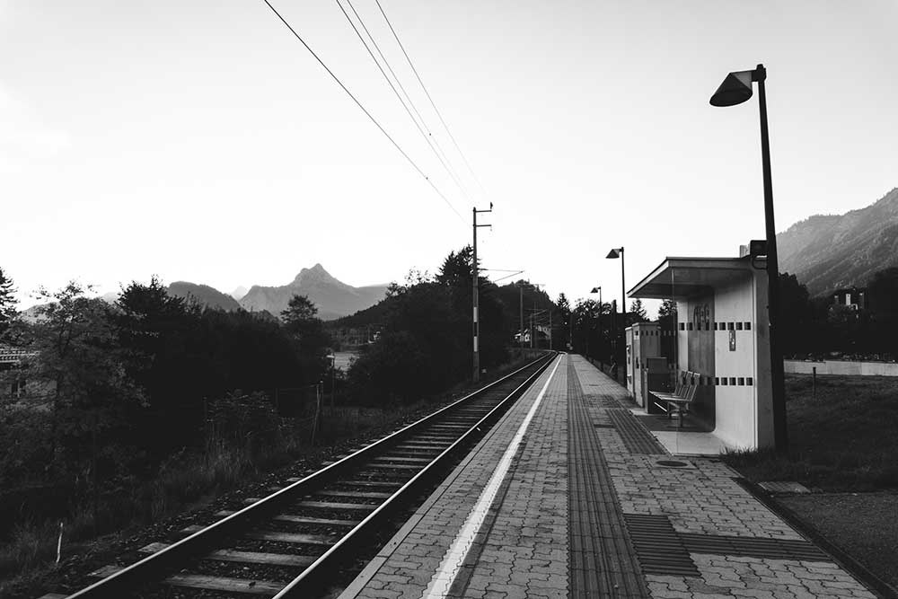 Bahnhof der Stadt Vils