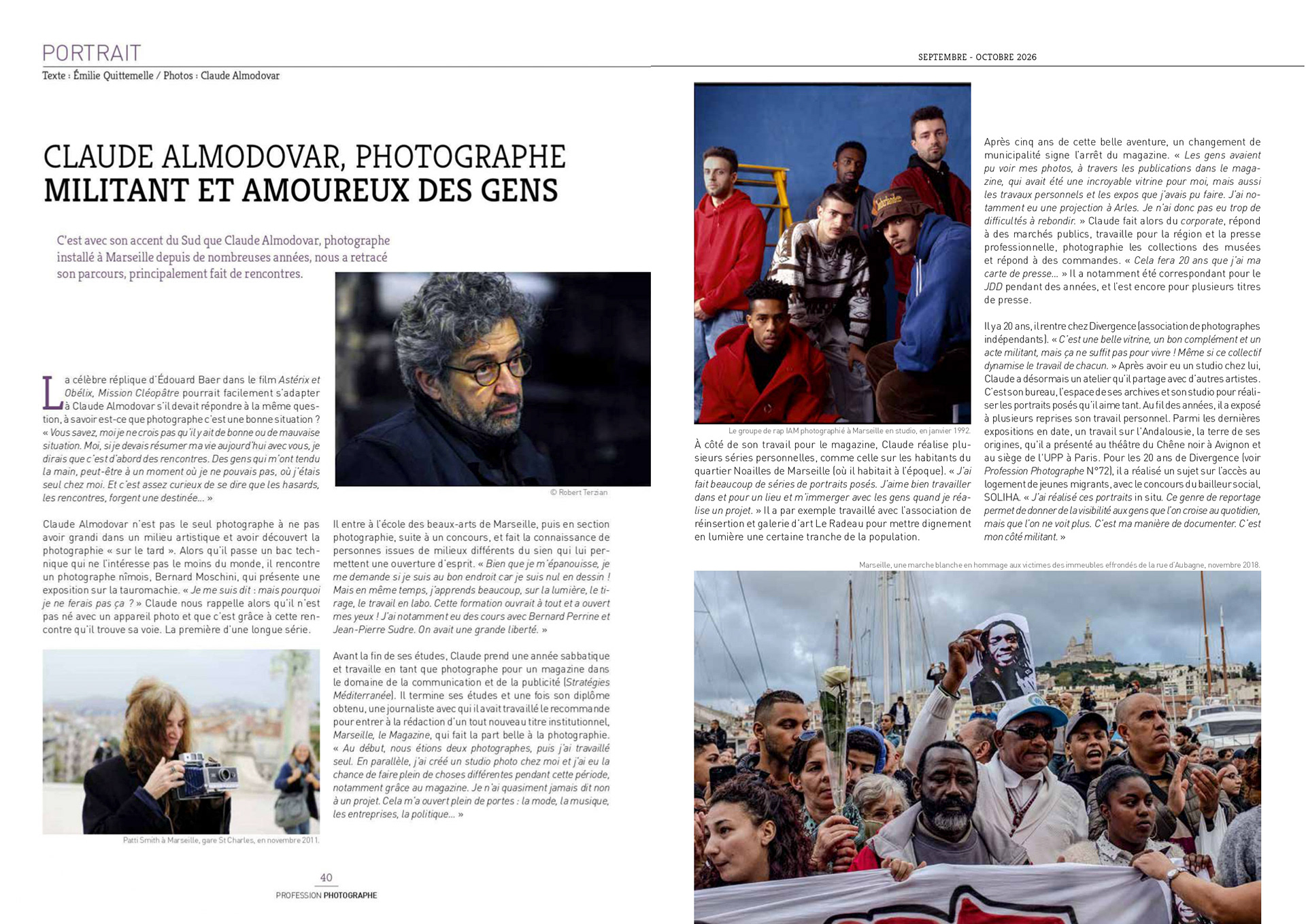 PROFESSION PHOTOGRAPHE 2026-09 pages 1-2