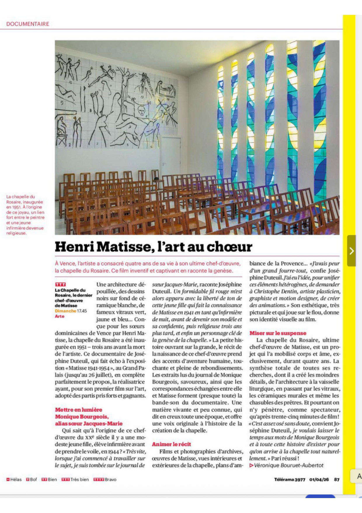TELERAMA 01/04/2026