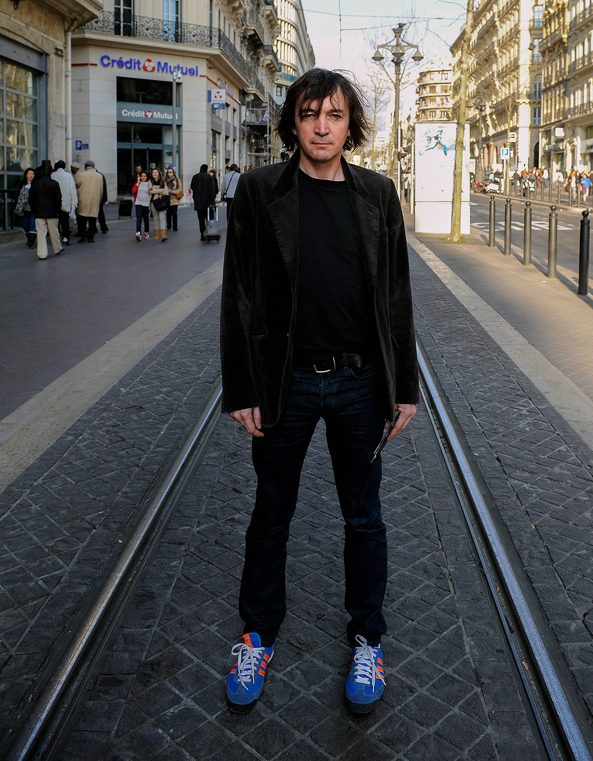 Le chanteur Cali sur La Canebière - Marseille 2012