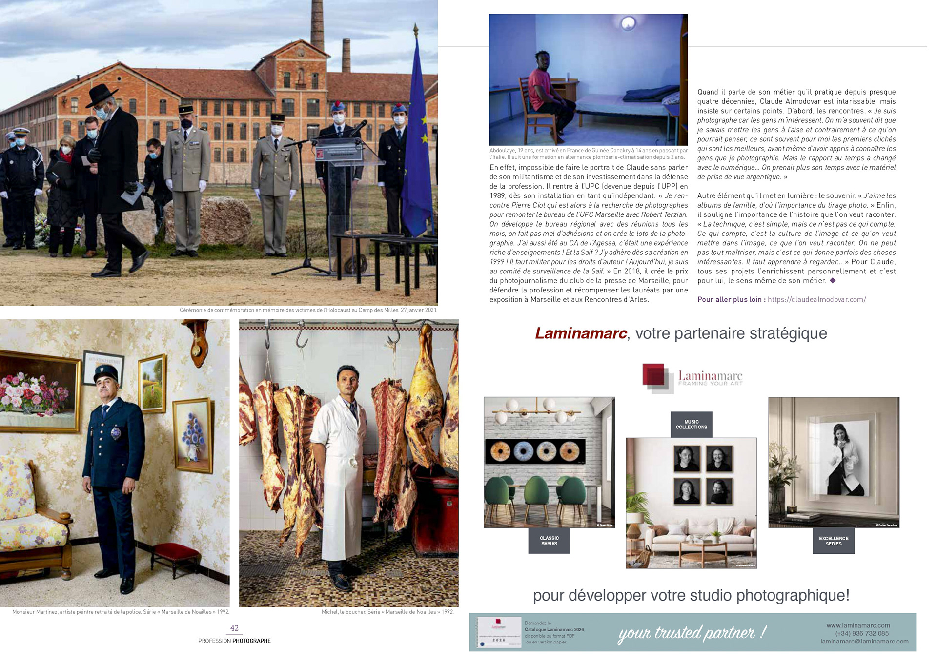 PROFESSION PHOTOGRAPHE 2026-09 pages 3-4