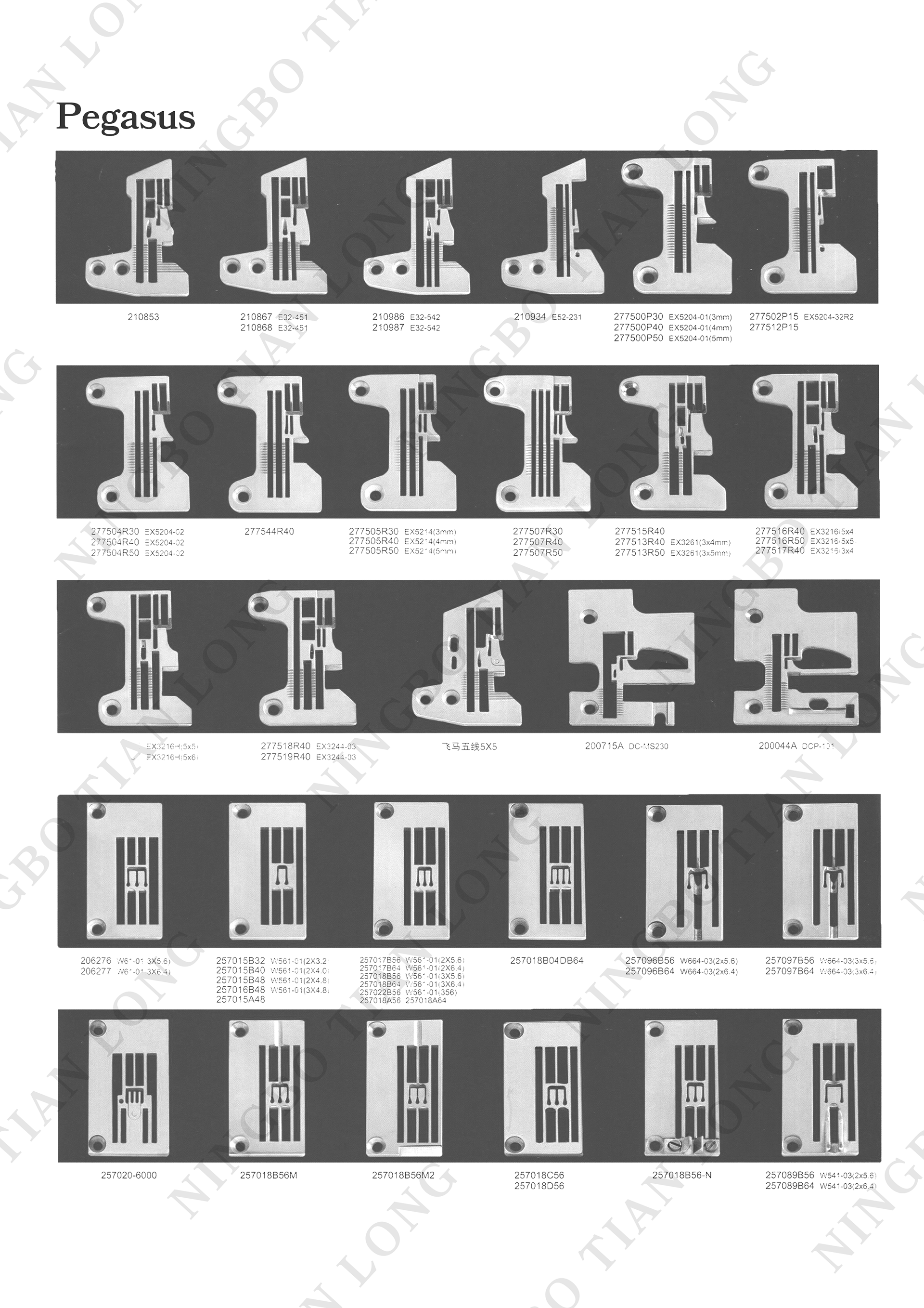 TLSEW | OEM Part Service - Needle Plate Catalog