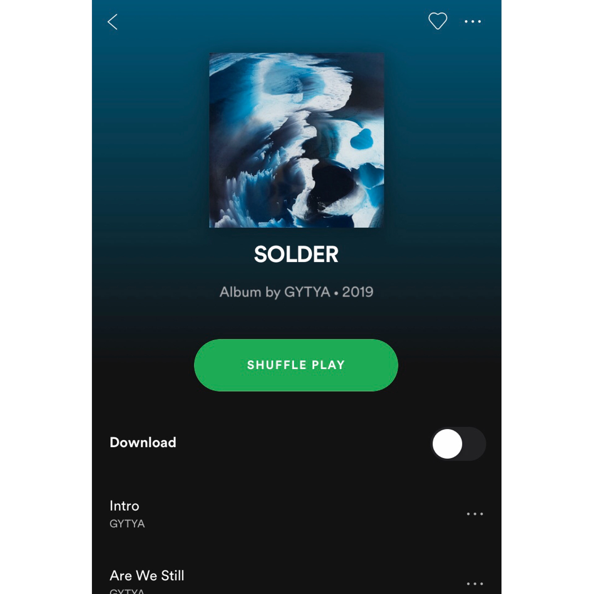 You can listen the album on Spotify ;)