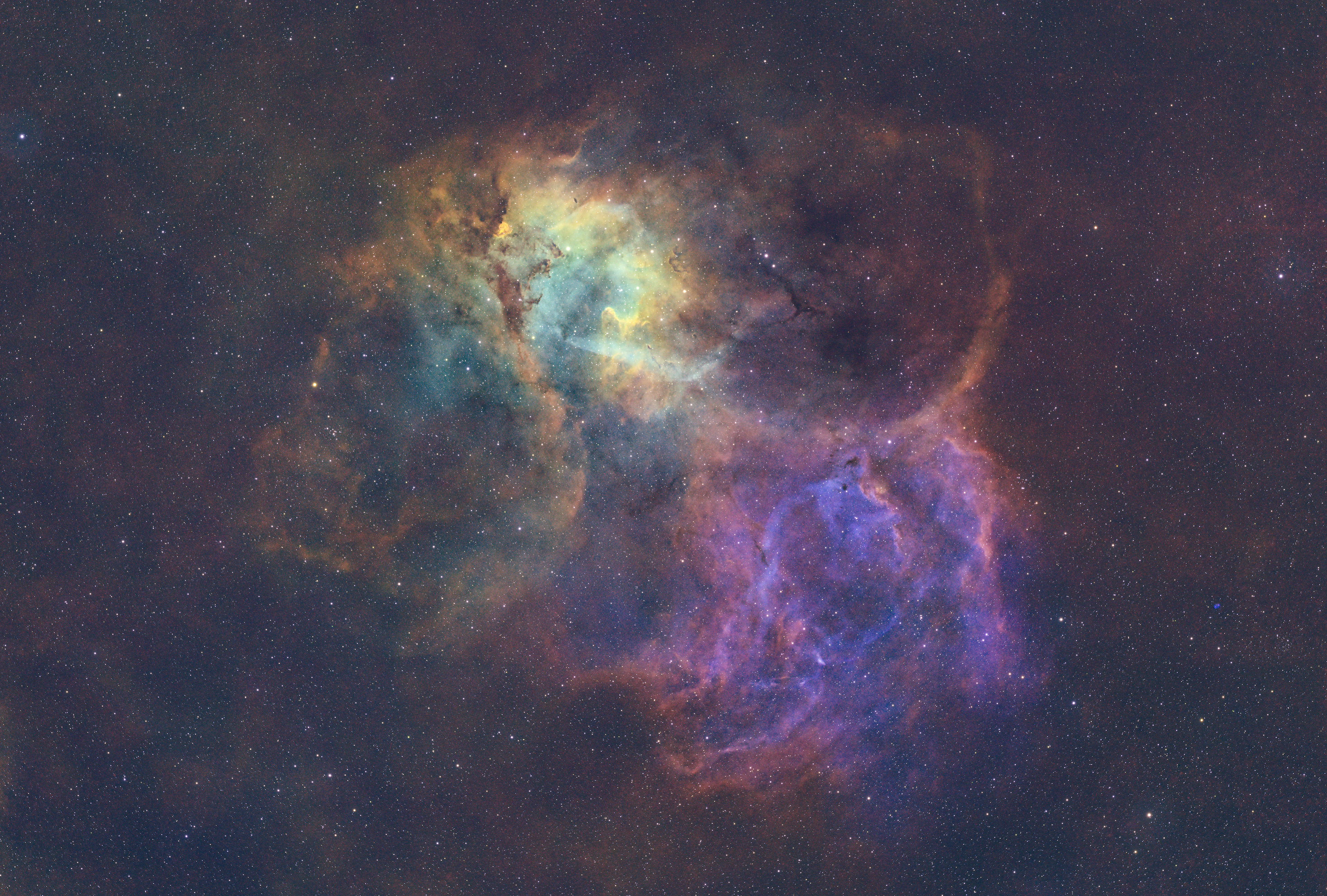 SH2-132 The Lion nebula