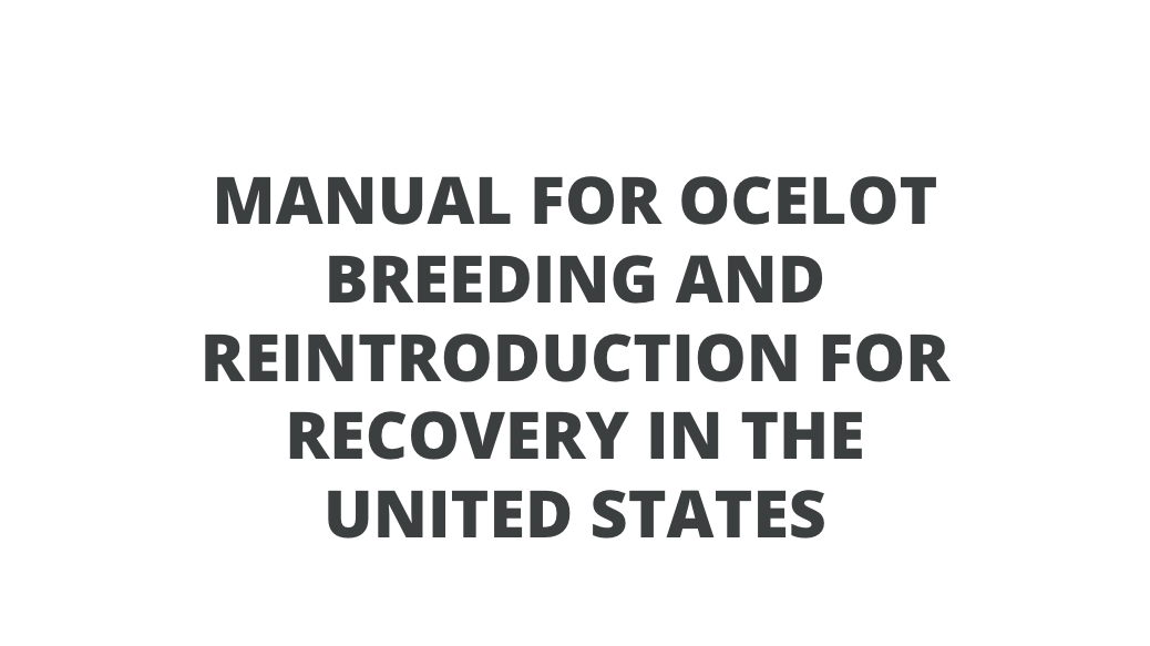 Recover Texas Ocelots - Assessing factors in site selection for ocelots