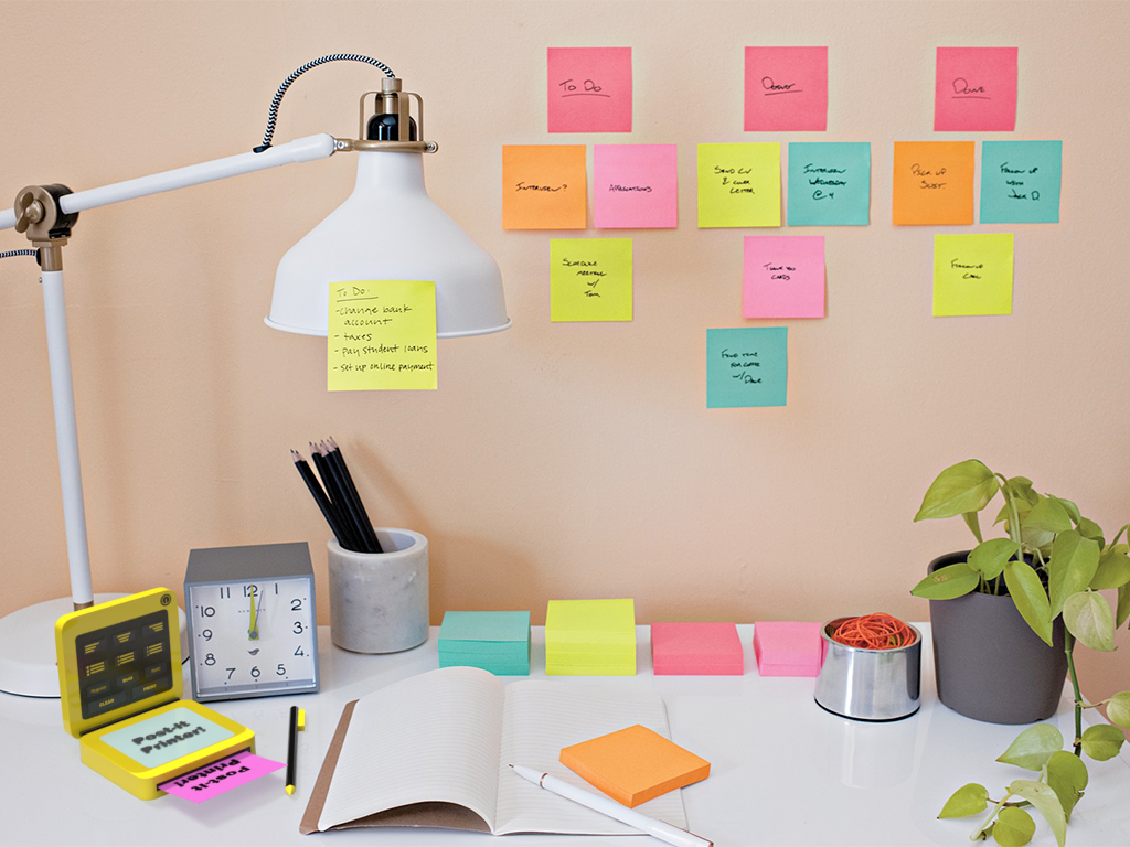 Post-It Printer Mockup