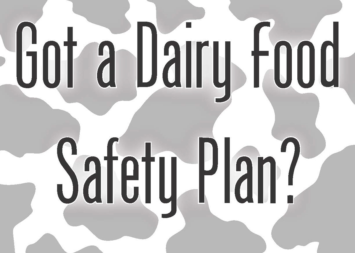 Postcard for National Dairy Food Safety Coalition 2019