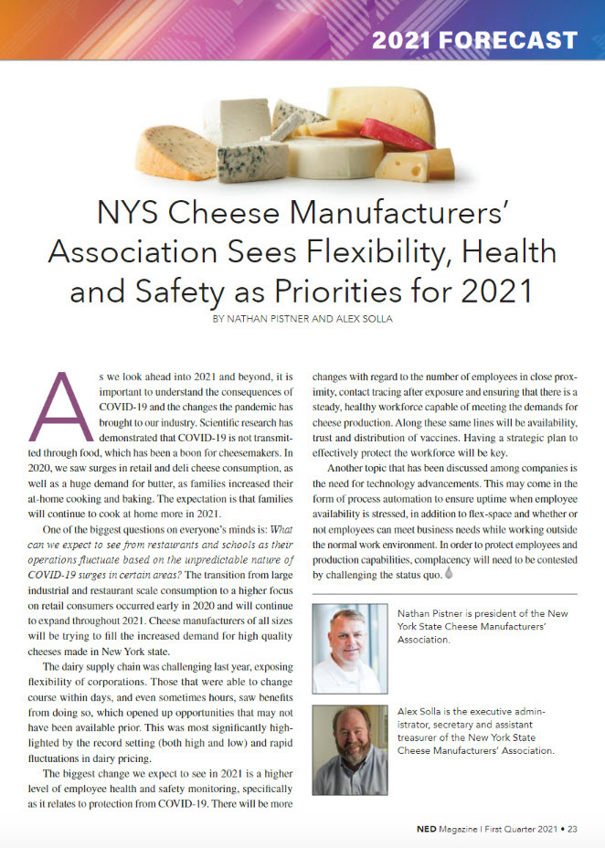 Article for Northeast Dairy 2021