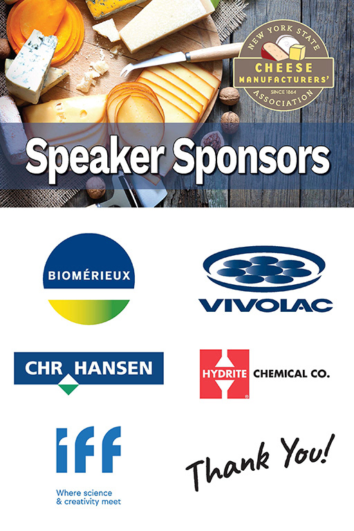 Speaker Sponsors for the NYSCMA Spring Meeting 2023
