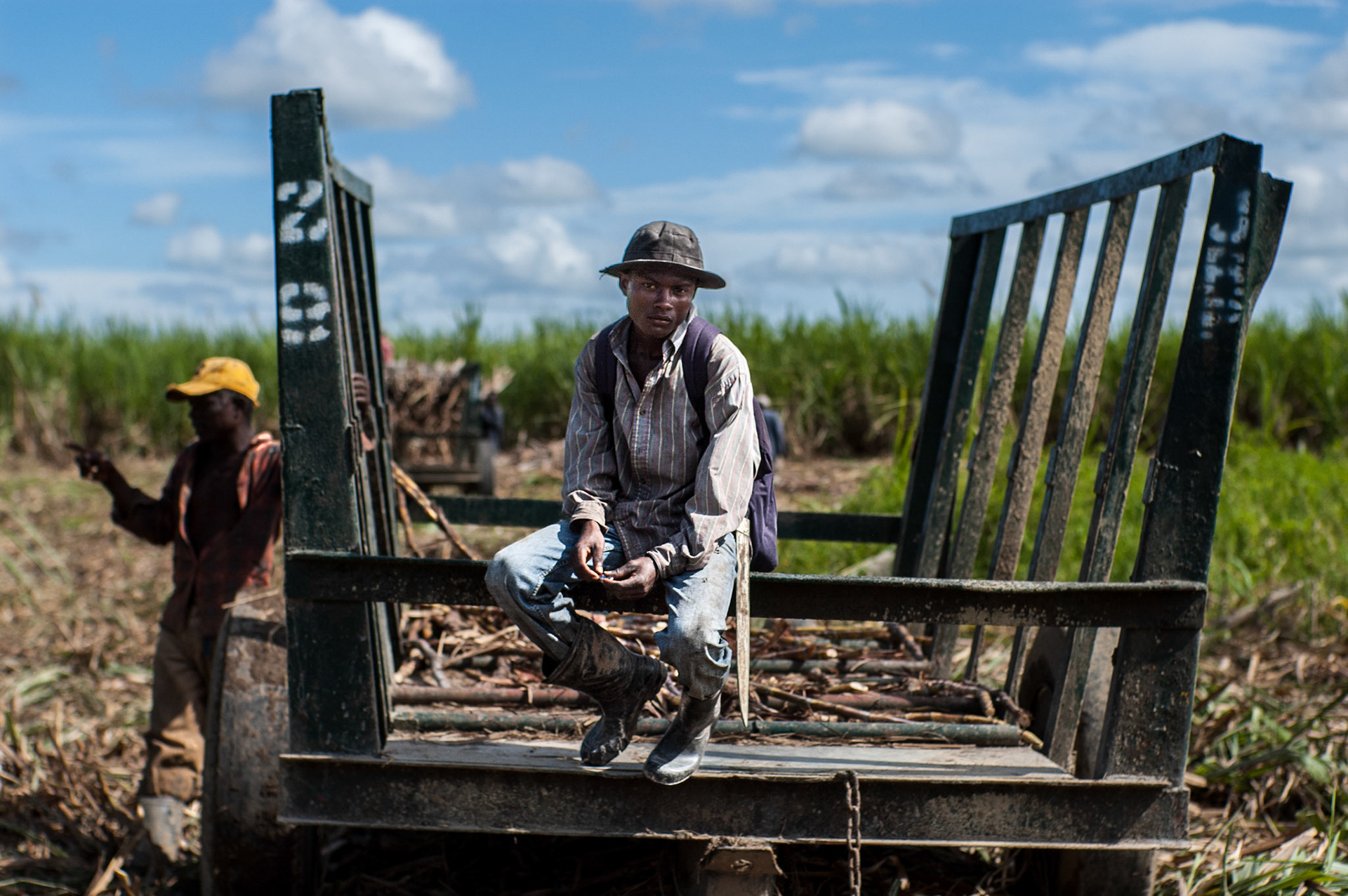 Haitian Sugarcane Workers in Dominican Republic Portrait