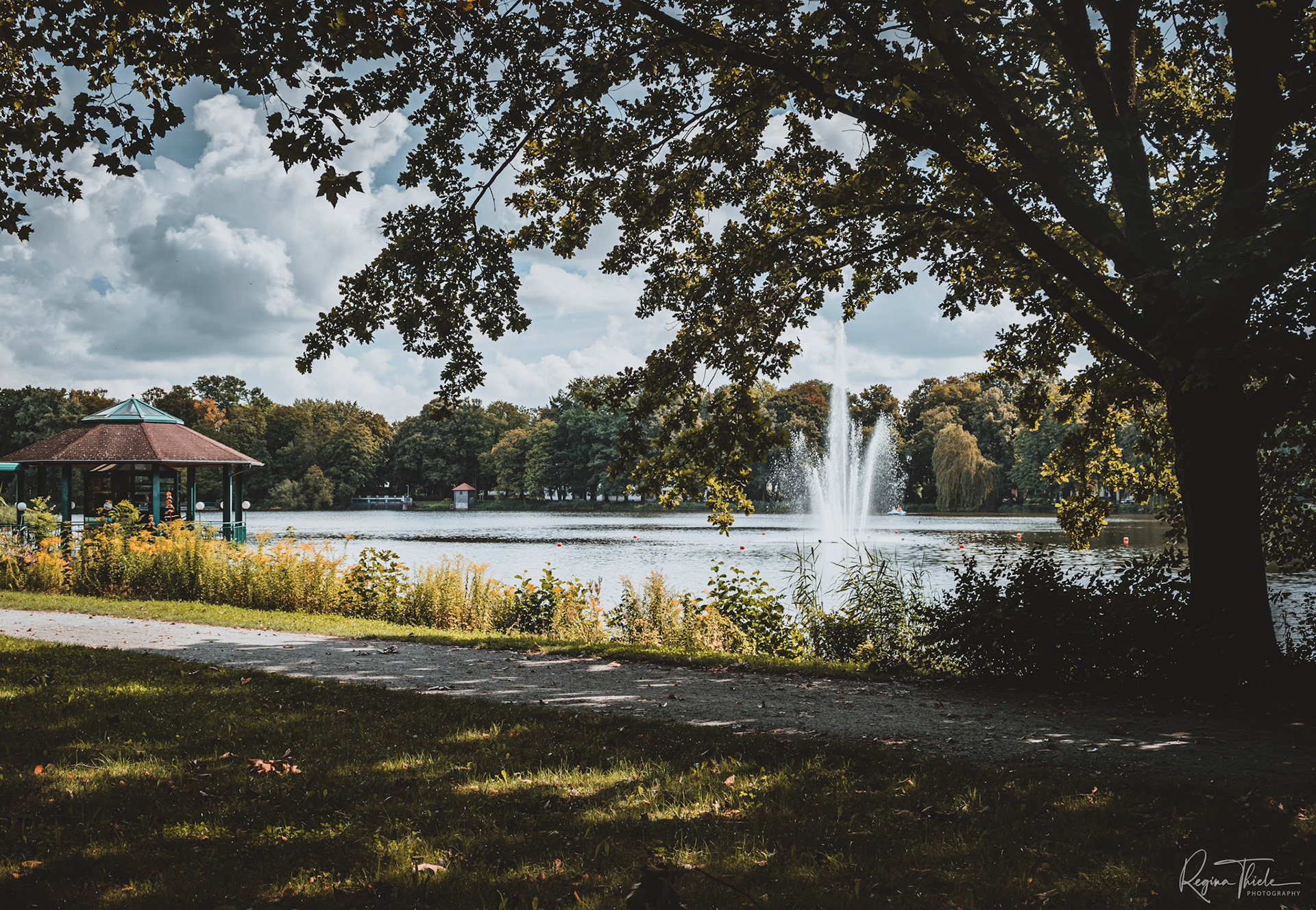 Stadtpark Chemnitz / Deutschland