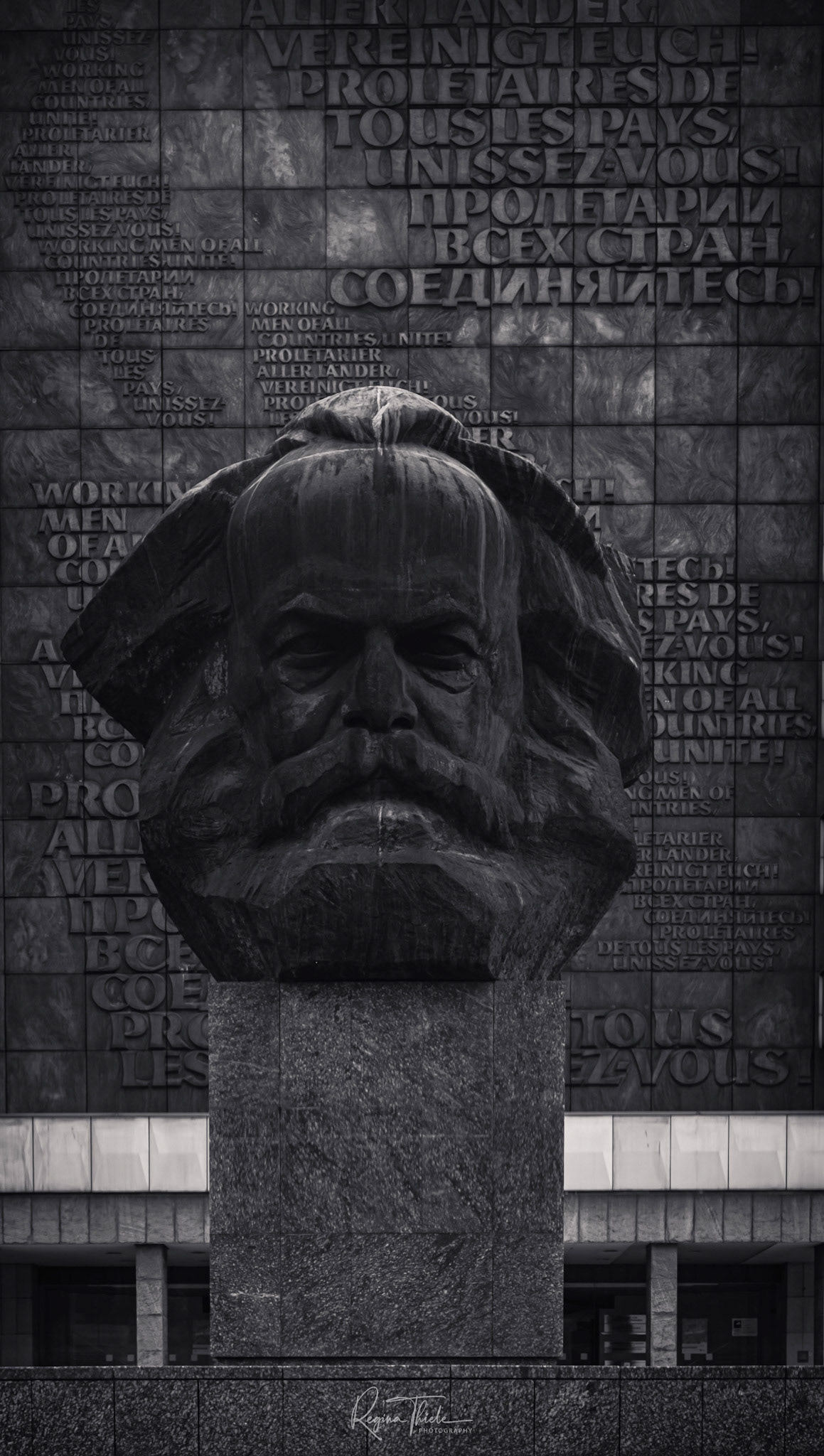 Karl-Marx-Denkmal Chemnitz /Deutschland