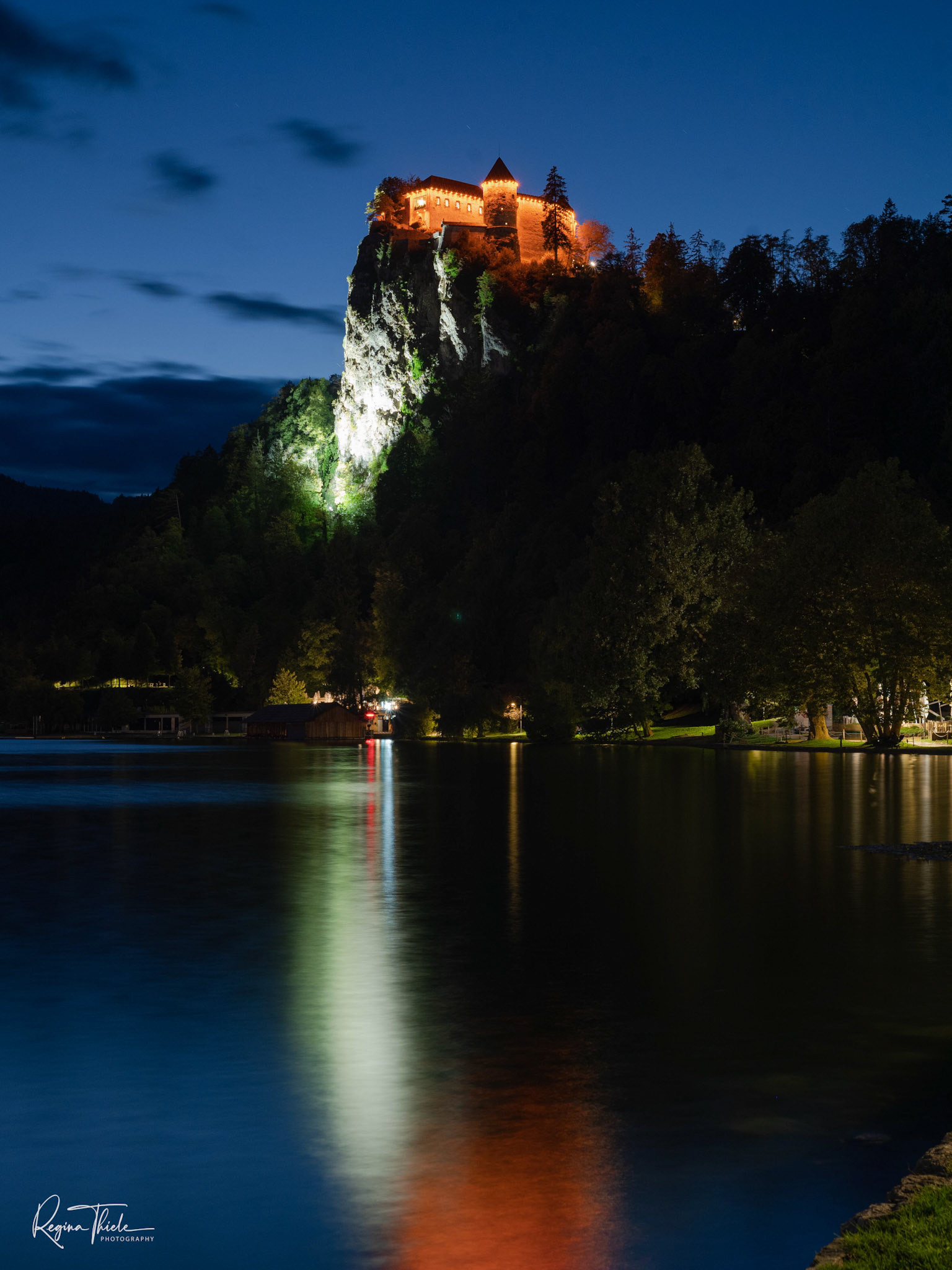 Burg und See Bled / Slowenien