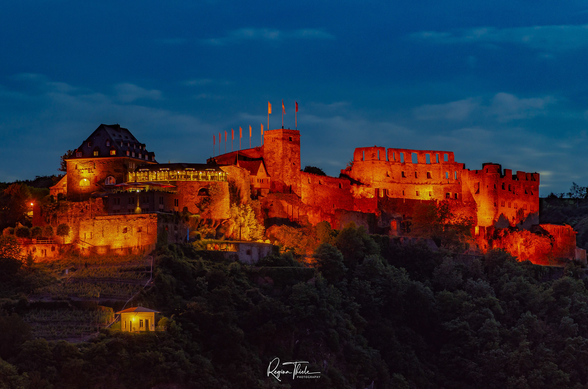 Burg Rheinfels am Rhein / Deutschland
