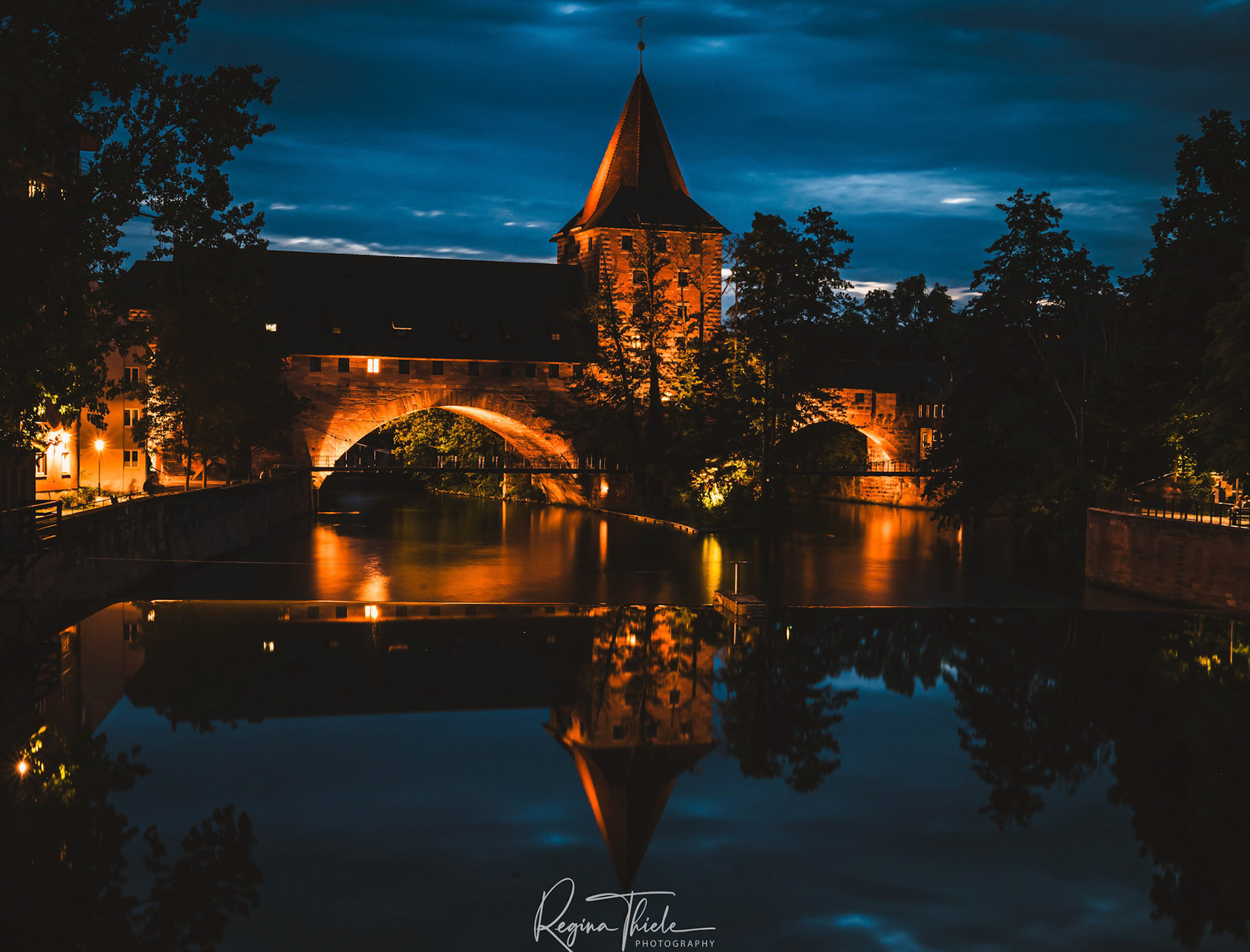 Kettensteg Nürnberg / Deutschland