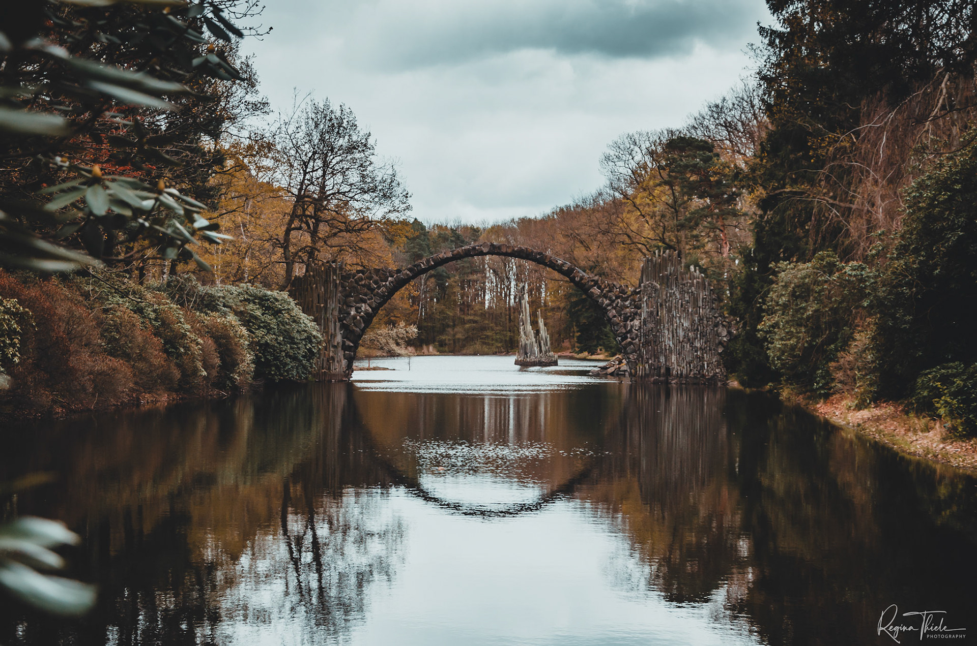 Rakotzbrücke Kromlauer Park / Deutschland