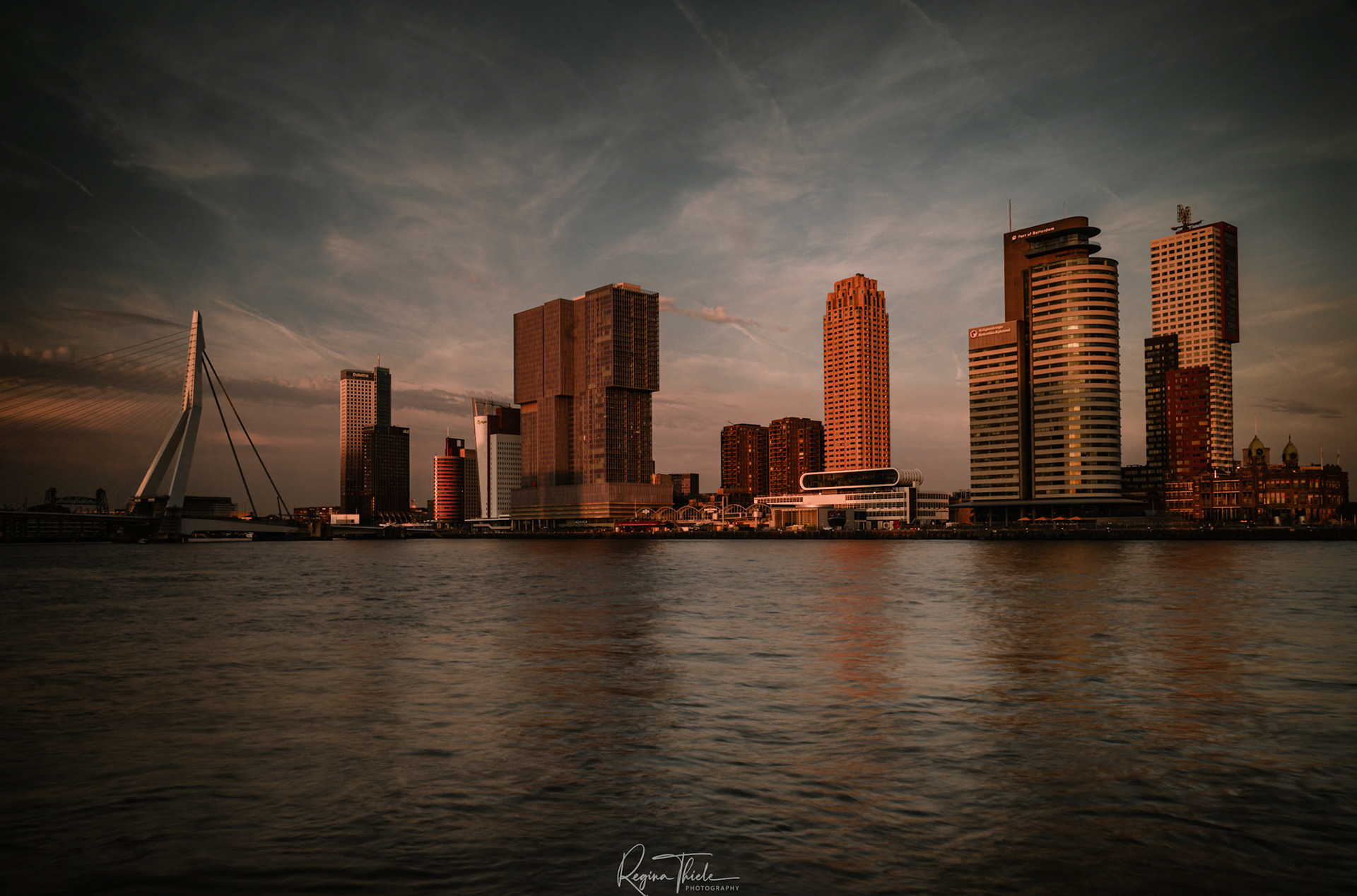 Skyline Rotterdam / Niederlande