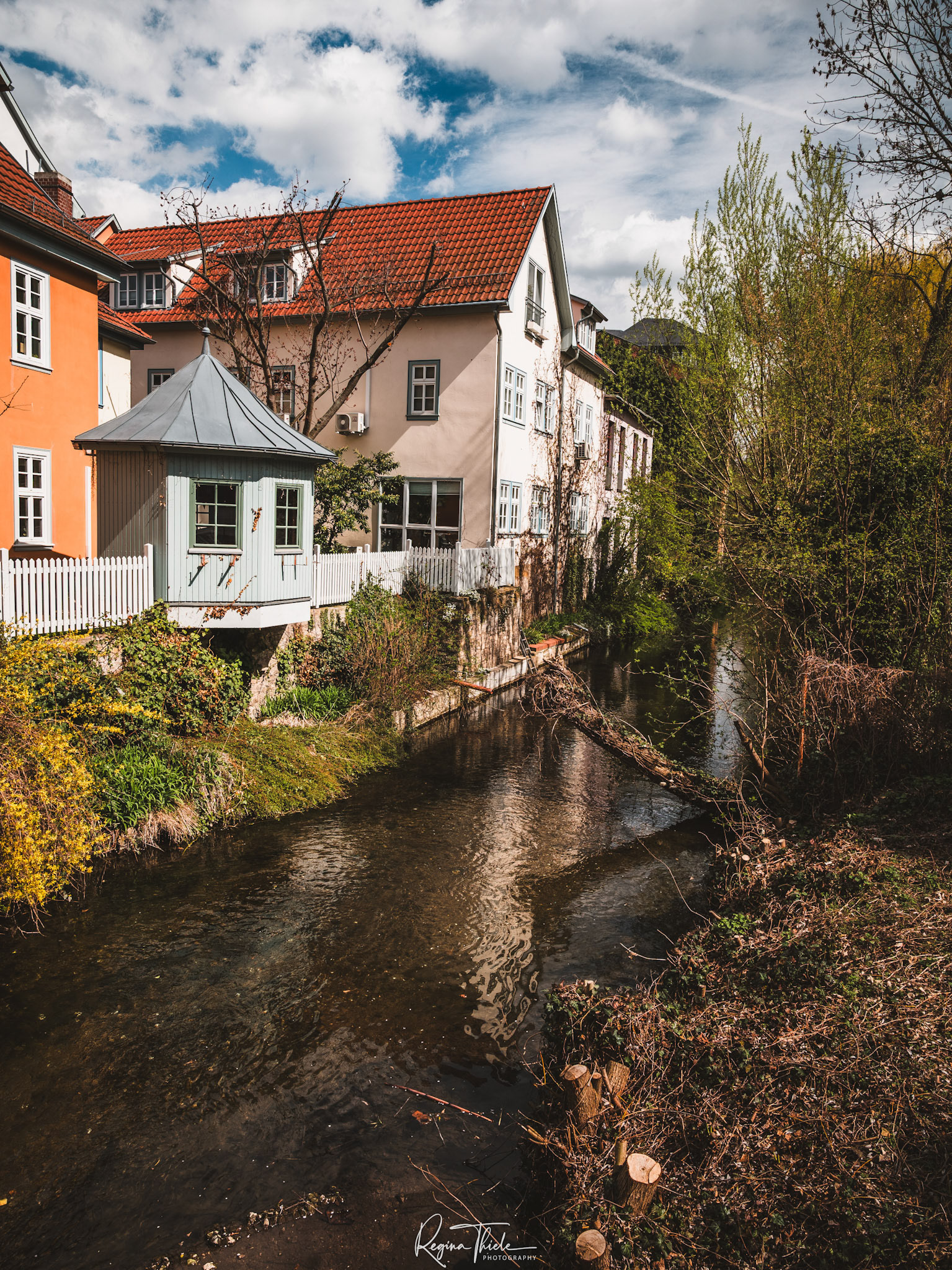 Kanäle Erfurt /Deutschland