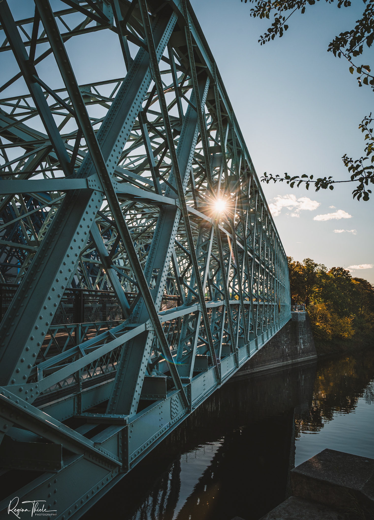 Hafenbrücke Dresden / Deutschland