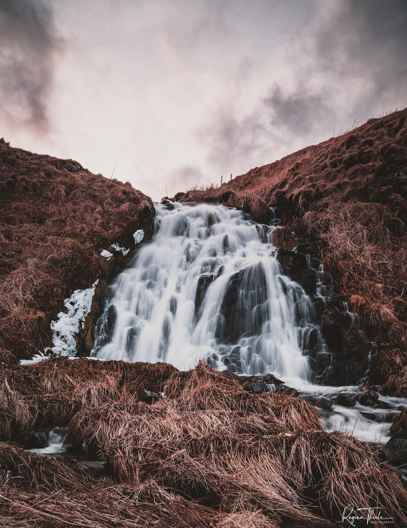 Wasserfall Myrland 1 / Norwegen
