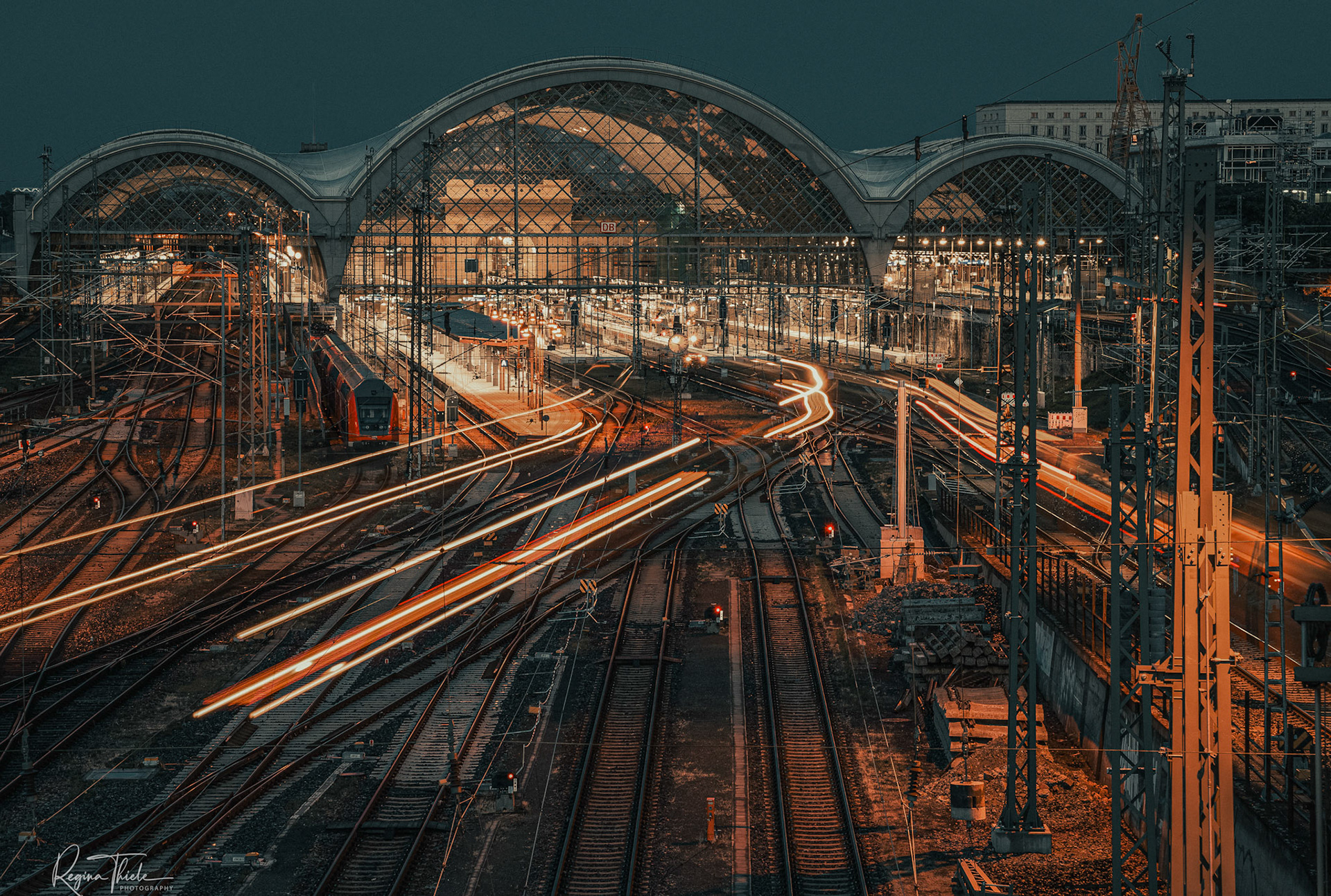 Hauptbahnhof Dresden / Deutschland